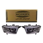 چراغ جلو دنا پلاس مدرن با لامپ و موتور و LED (چپ و راست)